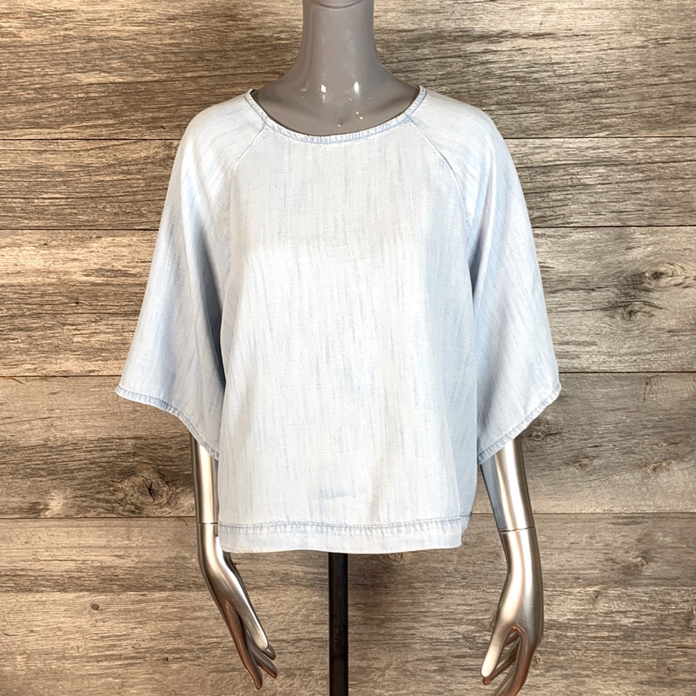 GAP 3/4 Sleeve soft jean top